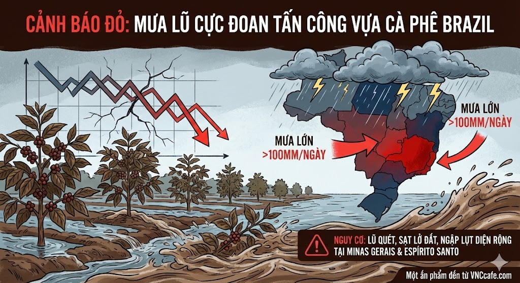 Thời tiết Brazil: Báo động đỏ tại 